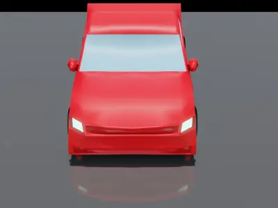 Low Poly Car Low-poly 3D model 22
