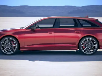 Audi S6 Avant 2020 3D model