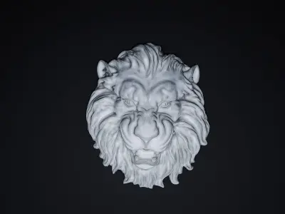 lion magnets 3D print model