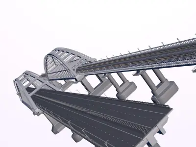Crimean Bridge 3D model