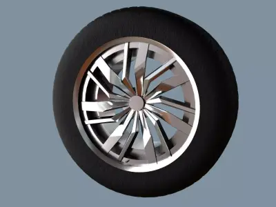 AS rims collection 4 - VW Osarno Low-poly 3D model