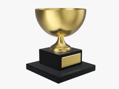 Cup trophy 02 3D model