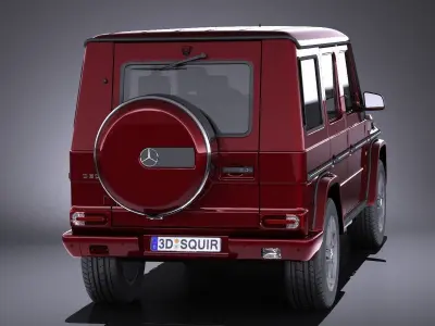 Mercedes-Benz G-Class 2017 VRAY 3D model