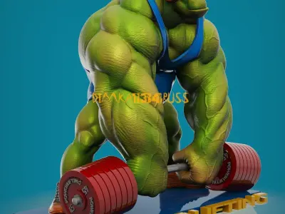 monkey hulk 3D print model