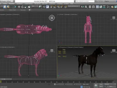 Horse - D2 3D model