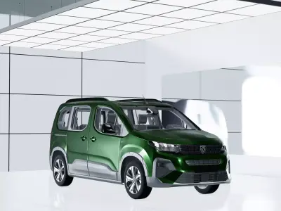 Peugeot e-Rifter 2024 3D model