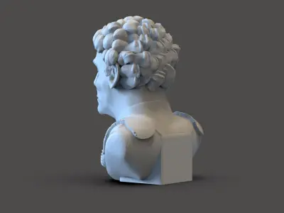 Emperor Bust 3D print model