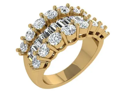 Basket Setting Band Ring 3514 3D print model