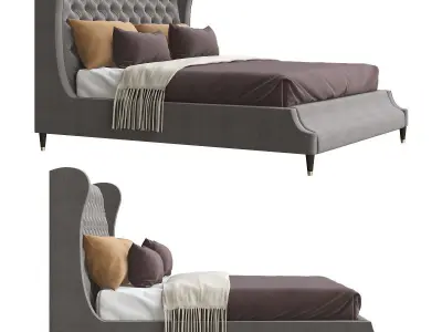 Bed Tosconova Caprice 3d model Low-poly 3D model