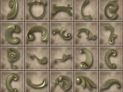Ornamental Vol 05 3D model