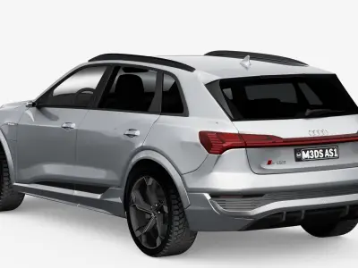 Audi Q8 e-tron 2024 3D model