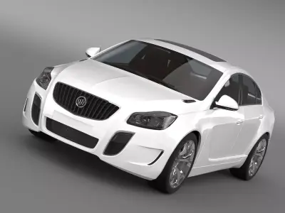 Buick Regal GS 2011-2013 3D model
