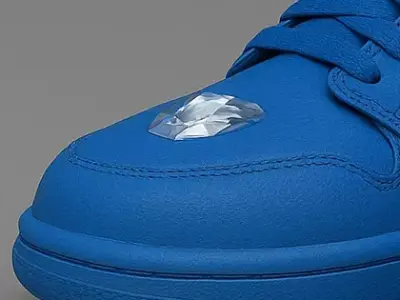  caeruleum calceamenti 3D model