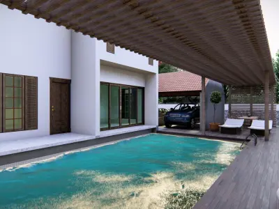 Luxury villa 3D model