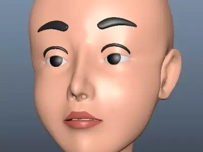 face beauty Free 3D model