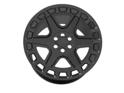  Black Rhino York Matte Gunmetal Wheel rim model 3D print model