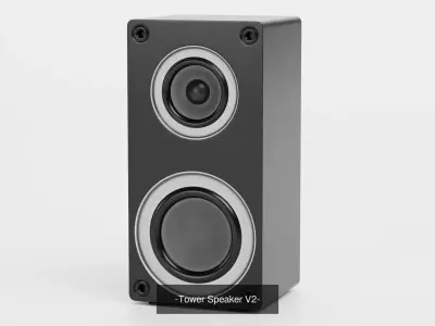 -Tower Speakers- 3D Model Collection