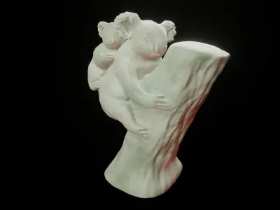 Koalas Sculpture 3D print model