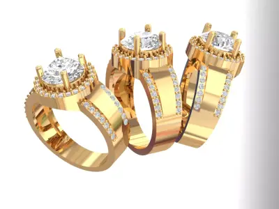 Gents Ring 3D print model buy
