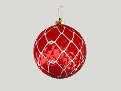 Xmas Decor - Set of Balls 3D model