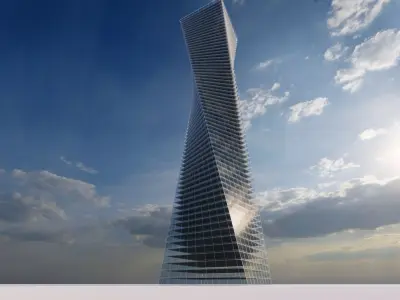 Twited Tower 3D model