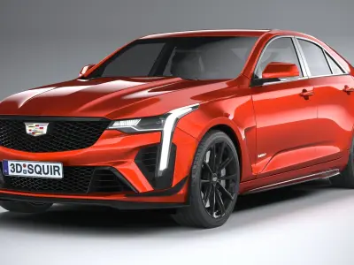 Cadillac CT4-V Blackwing CG 2022 3D model
