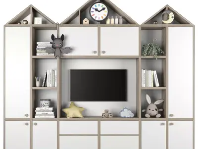 Kids Furniture Composition 73 3D model