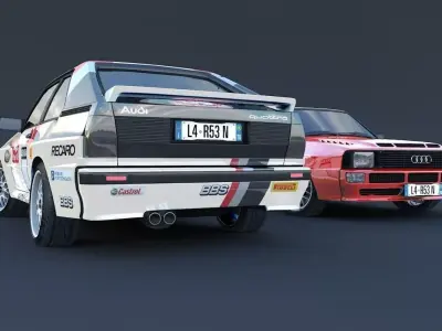 Audi quattro S1 3D model