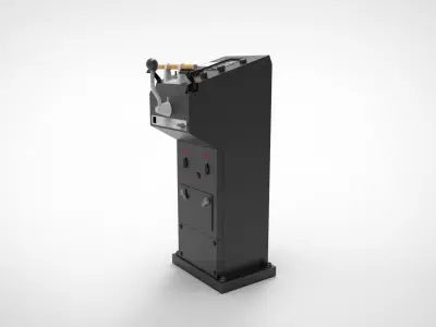  control module aboard a ship 3D model