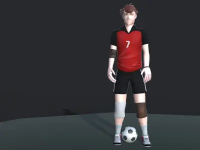 Sports Avatars Rigged  3D model