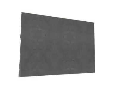 Cracked Shale Masonry Wall 3D model