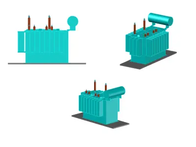 Power Transformer 3D print model