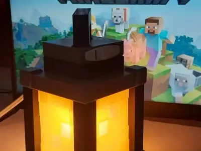 MINECRAFT LAMP 3D print model