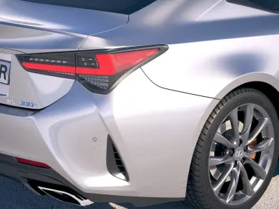 Lexus RC 2019 3D model purchase