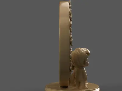 Wedding Couple 3D Frame Romantic STL for Decoration Gifts 3D print model