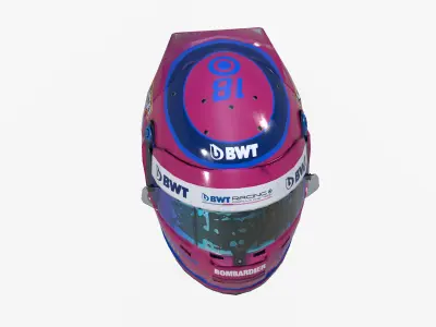 Stroll helmet 2020 Low-poly 3D model