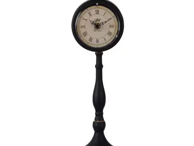 Pedestal Tabletop Clock 3D model