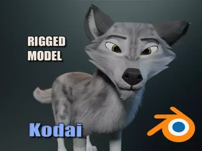 Kodai Wolf 3D model
