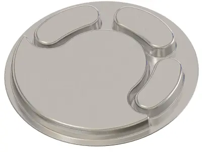 Exquisite Partition Plate 3D print model