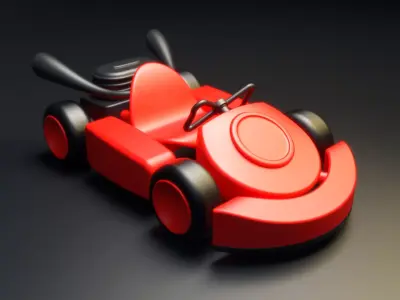 Toy Kart 3D model