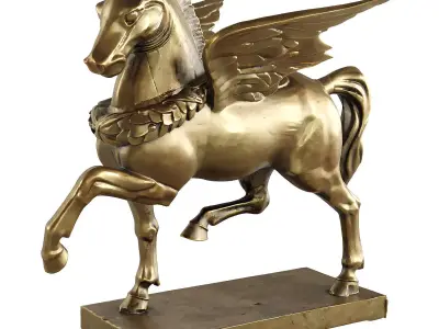 horse statute 17 3D model