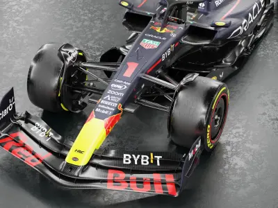 F1 2023 RedBull RB19 Low-poly 3D model