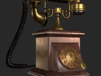 Old Phone Pack PBR 3D Model Collection