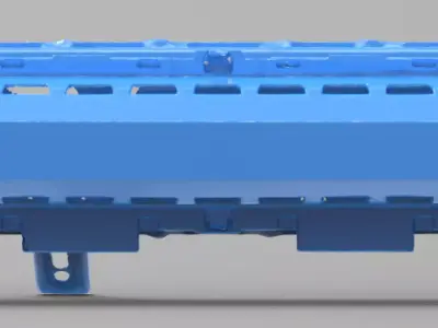 Toyota Hilux AN120 130 Native 3D crash carrier scan 2020 3D model