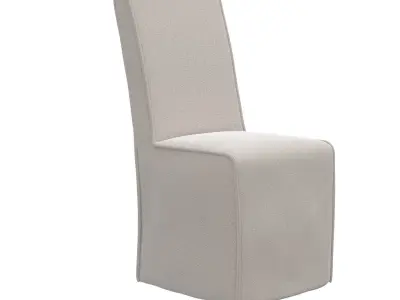 Jordan Seal Upholstered Dining Chair 3D model