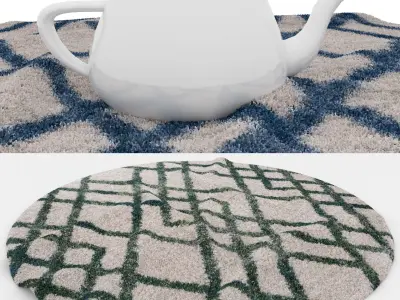 Rugs No 241 Low-poly 3D model