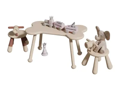 Wangwang Puppy Toddler Stool 3D model