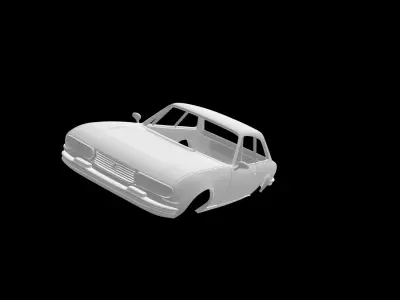 Peugeot 504 coupe Pininfarina 3D print model