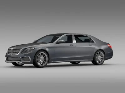   AMG Mercedes Maybach X222 2015 3D model