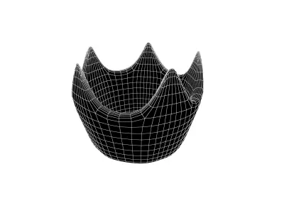 Crown v3 001 Low-poly 3D model